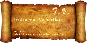 Tretscher Veronika névjegykártya